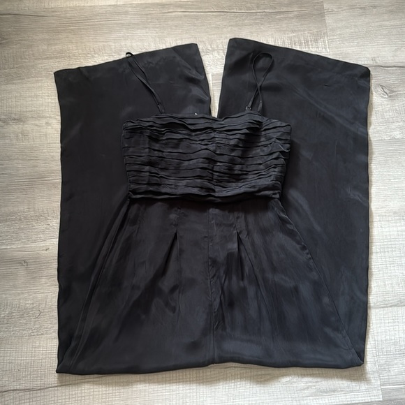 NWT Madewell Ruched Crop Straight Leg Jumpsuit sz 0 - Picture 8 of 12